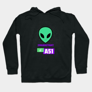 Alien Inhabitant of Area 51 Hoodie